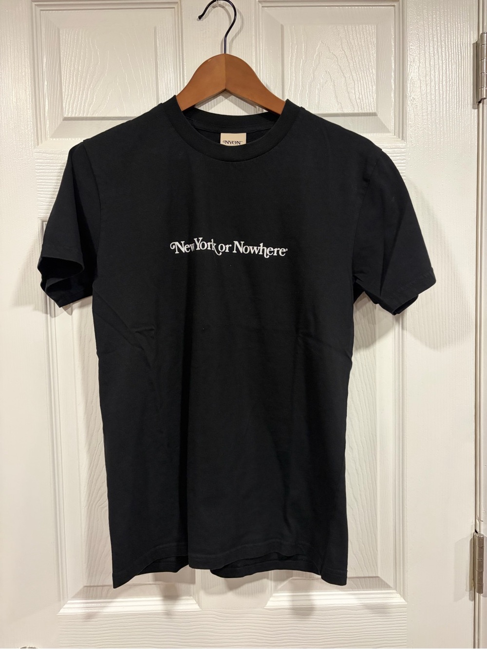 Unisex Black 'New York or Nowhere' Graphic Tee - Size Small